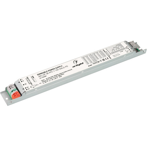 Блок питания ARJ-SP-38-PFC-1-10V-DALI2-PD (38W, 9-60V, 0.3-0.9A) (Arlight, IP20 Металл, 5 лет) 036287