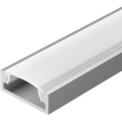 Профиль с экраном ALU-WIDE-H8-2000 ANOD+FROST (Arlight, Алюминий) 014852