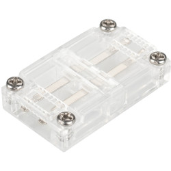 Коннектор прямой для ленты ARL-50000PV (15.5x6mm) прозрачный (Arlight, Пластик) 027067