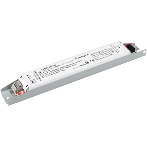 Блок питания ARJ-SP-40-LINEAR-PFC-HV-ADJ (40W, 250-400mA) (Arlight, IP20 Металл, 5 лет) 033334