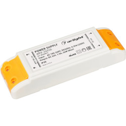Блок питания ARV-24036 (24V, 1.5A, 36W) (Arlight, IP20 Пластик, 2 года) 022369(1)