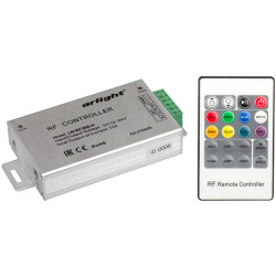 Контроллер LN-RF20B-H (12-24V,180-360W, ПДУ 20кн) (Arlight, IP20 Металл, 1 год) 016499