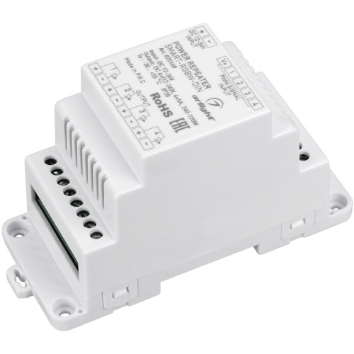 Усилитель SMART-RGBW-DIN (12-36V, 4x5A) (Arlight, IP20 Пластик, 5 лет) 025169