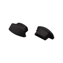 Заглушка ARH-BENT-W11 BLACK глухая (Arlight, Пластик) 039585