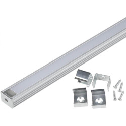 Профиль для светодиодной ленты UFE-K10 Silver/Frozen 200 Polybag