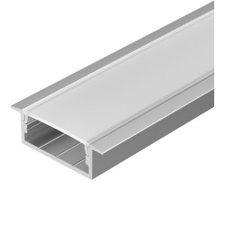 Профиль с экраном ARH-WIDE-F-H10-2000 ANOD+OPAL (Arlight, Алюминий) 036769