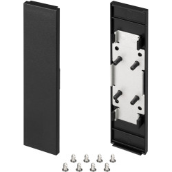 Заглушка SL-LINE-25100-DUAL BLACK глухая (Arlight, Пластик) 033038