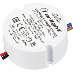 Блок питания ARJ-KE42350-PFC-TRIAC-R (15W, 350mA) (Arlight, IP44 Пластик, 5 лет) 028269