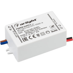 Блок питания ARJ-KE21700-PFC-TRIAC-A (15W, 700mA) (Arlight, IP44 Пластик, 5 лет) 028281