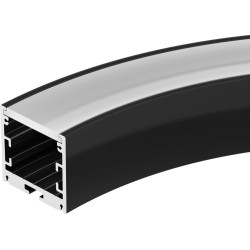 Профиль SL-ARC-3535-D320-A90 BLACK (дуга 1 из 4) (Arlight, Алюминий) 032676