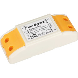 Блок питания ARV-12012 (12V, 1A, 12W) (Arlight, IP20 Пластик, 2 года) 022090(1)