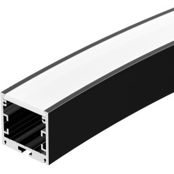 Профиль SL-ARC-3535-D1500-A45 BLACK (590мм, дуга 1 из 8) (Arlight, Алюминий) 025522