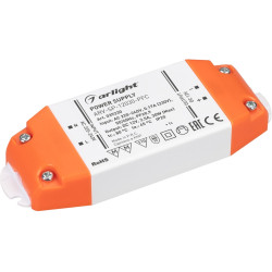 Блок питания ARV-SP-12030-PFC (12V, 2.5A, 30W) (Arlight, IP20 Пластик, 5 лет) 039230