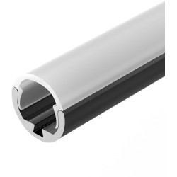 Профиль ROUND-D10.5-2000 ANOD BLACK (Arlight, Алюминий) 033036