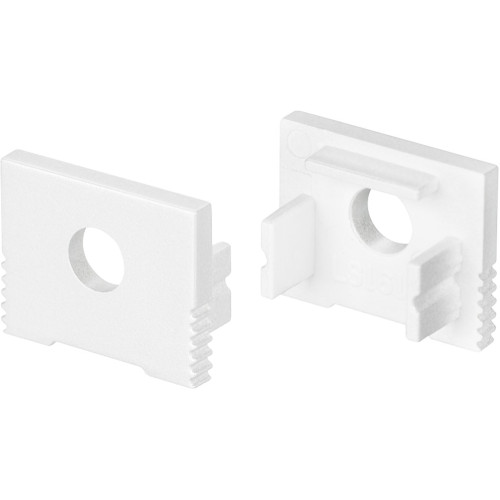 Заглушка SL-SLIM-H13M WHITE с отверстием (Arlight, Пластик) 037538