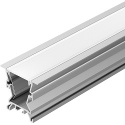 Профиль с экраном ALU-WIDE-FL-H35-2000 ANOD+FROST (Arlight, Алюминий) 027887