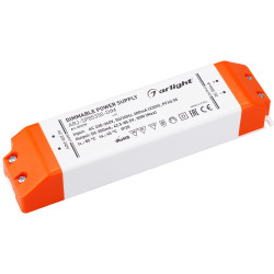Блок питания ARJ-SP85350-DIM (30W, 350mA, PFC, Triac) (Arlight, IP20 Пластик, 3 года) 022299