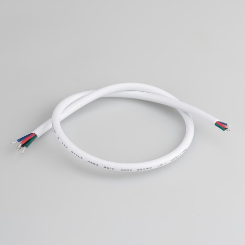 Провод питания ARL-MOONLIGHT-20AWG-4W-D6-CU-500 White (Arlight, Закрытый) 028124