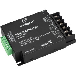 Усилитель SMART-RGB (12-24V, 3x10A) (Arlight, IP20 Металл, 5 лет) 027125