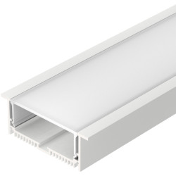 Профиль с экраном SL-LINIA88-F-2500 WHITE+OPAL (Arlight, Алюминий) 021373