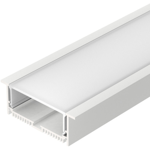 Профиль с экраном SL-LINIA88-F-2500 WHITE+OPAL (Arlight, Алюминий) 021373