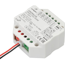 Контроллер SMART-K26-RGBW (12-24V, 4x3A, 2.4G) (Arlight, IP20 Пластик, 5 лет) 028294