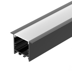 Профиль SL-LINIA49S-F-2000 ANOD BLACK (Arlight, Алюминий) 039389