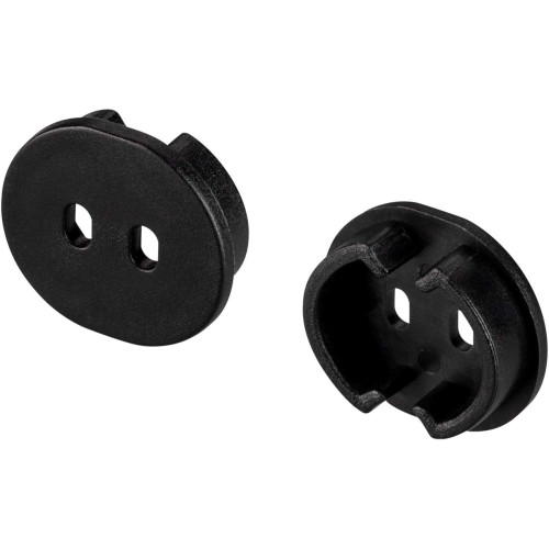 Заглушка ARH-ROUND-D20-DUAL BLACK с отверстием (Arlight, Пластик) 039302