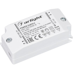 Блок питания ARV-SN12008-B (12V, 0.67A, 8W) (Arlight, IP20 Пластик, 3 года) 033273