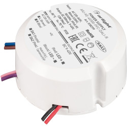 Блок питания ARJ-KE-40300-PFC-DALI-R (12W, 9-40V, 0.3A) (Arlight, IP20 Пластик, 3 года) 038299