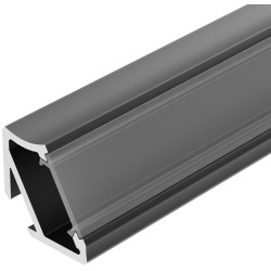 Профиль ALM-V60-2000 ANOD Black (Arlight, Алюминий) 026694
