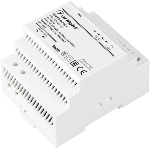 Блок питания ARV-DR100-12 (12V, 7.5A, 90W) (Arlight, IP20 DIN-рейка) 034673