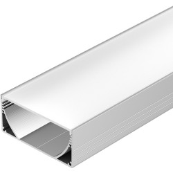 Профиль с экраном ALU-POWER-W80N-2000 ANOD+FROST (Arlight, Алюминий) 019097