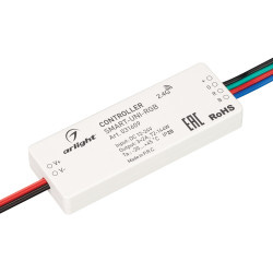 Контроллер SMART-UNI-RGB (12-24V, 3x2A, 2.4G) (Arlight, IP20 Пластик, 5 лет) 031609