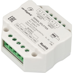 Усилитель SMART-SPI (12-24V, 2 output) (Arlight, IP20 Пластик, 5 лет) 028419