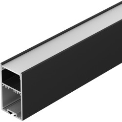 Профиль с экраном SL-LINE-3667-2500 BLACK+OPAL (Arlight, Алюминий) 027987