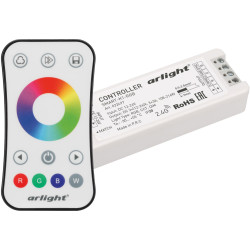 Контроллер SMART-RGB-SET-RING (12-24V, 3x3A, ПДУ 2.4G) (Arlight, IP20 Пластик, 5 лет) 034807