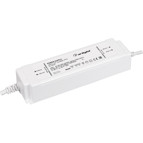 Блок питания ARPJ-SP-342800-PFC (100W, 17-34V, 2.8A) (Arlight, IP67 Пластик, 5 лет) 037272