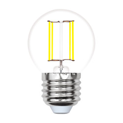 Лампочка светодиодная LED-G45-5W/WW/E27/CL/MB GLM10TR картон