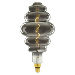 Лампочка светодиодная LED-SF40-5W/SOHO/E27/CW CHROME/SMOKE GLS77CR