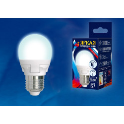 Лампочка светодиодная LED-G45 7W/NW/E27/FR PLP01WH картон