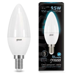Лампочка LED Candle E14 9.5W 4100К 1/10/50 103101210