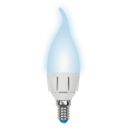 Лампочка светодиодная LED-CW37-6W/NW/E14/FR/DIM PLP01WH картон