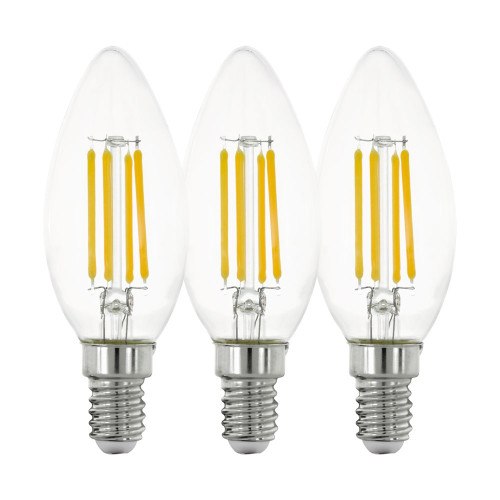 Лампочка светодиодная филаментная Lm_led_e14 12811 комплект - 3 шт.
