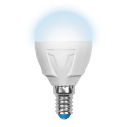Лампочка светодиодная LED-G45 7W/NW/E14/FR PLP01WH картон