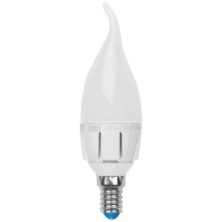 Лампочка светодиодная LED-CW37-6W/NW/E14/FR/DIM ALP01WH пластик