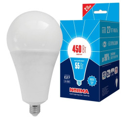 Лампочка светодиодная LED-A140-55W/4000K/E27/FR/NR картон