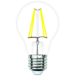 Лампочка светодиодная филаментная LED-A60-5W/4000K/E27/CL/SLF