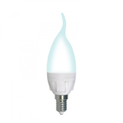 Лампочка светодиодная LED-CW37 7W/4000K/E14/FR/DIM PLP01WH картон