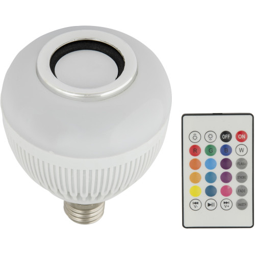 Светодиодный светильник(лампа) Диско. с динамиком и Bluetooth. 220В. ULI-Q340 ULI-Q340 8W/RGB/E27 WHITE